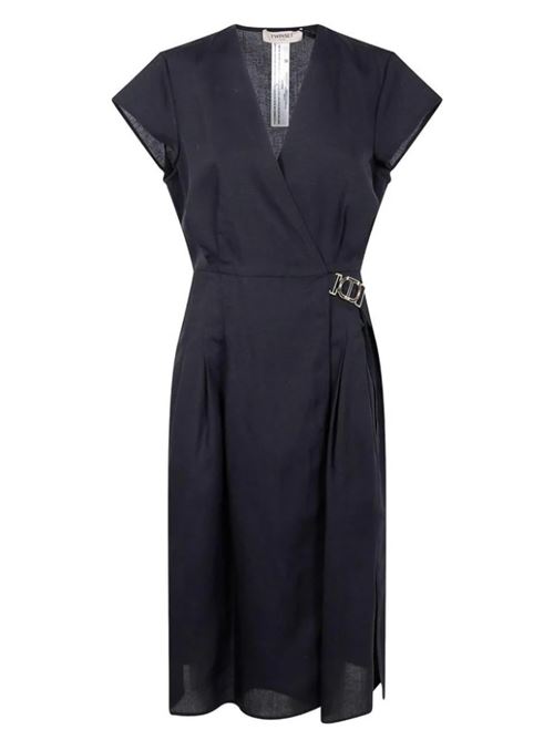 LONGUETTE DRESS TWIN SET | 251TT207200006 NERO